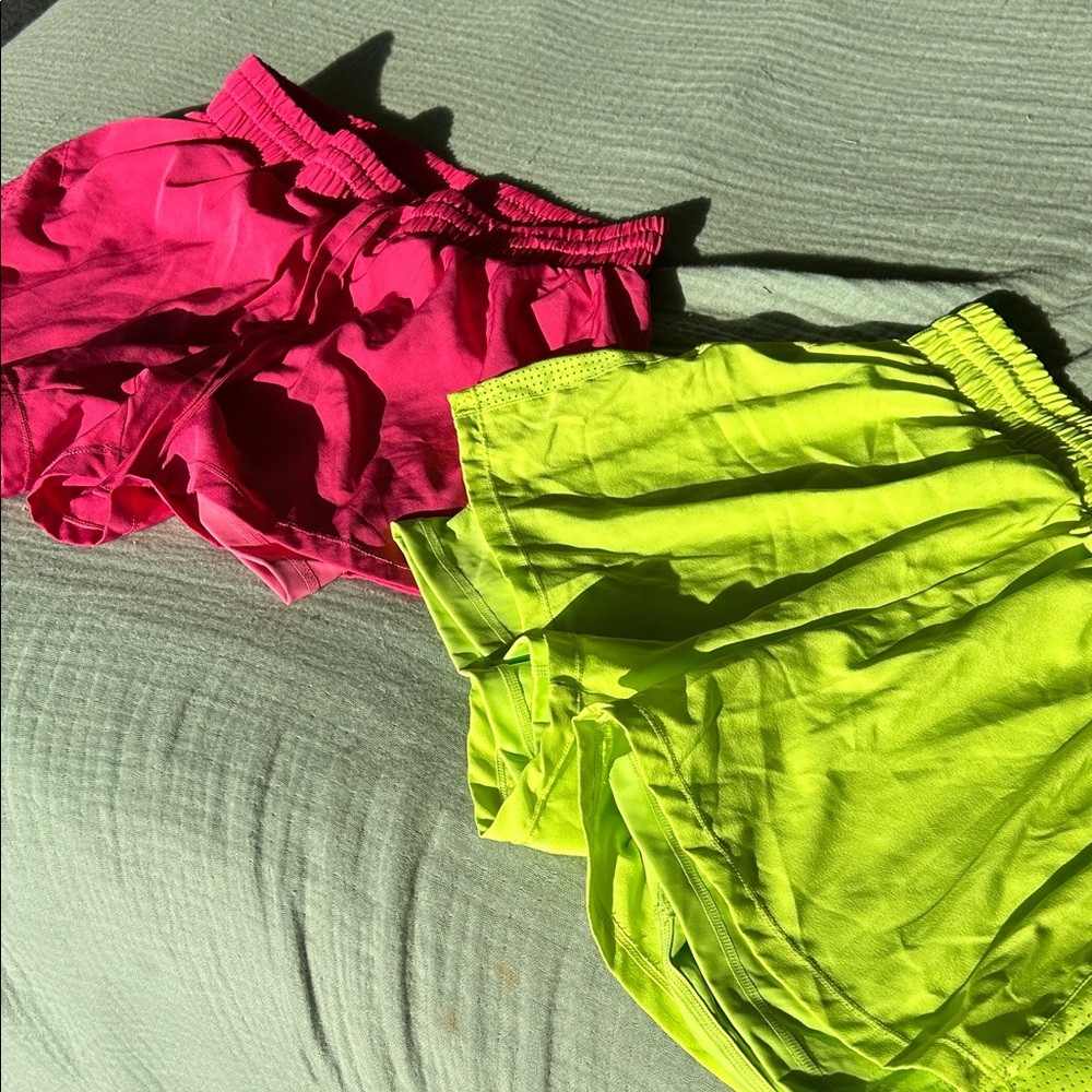 Two pairs running shorts